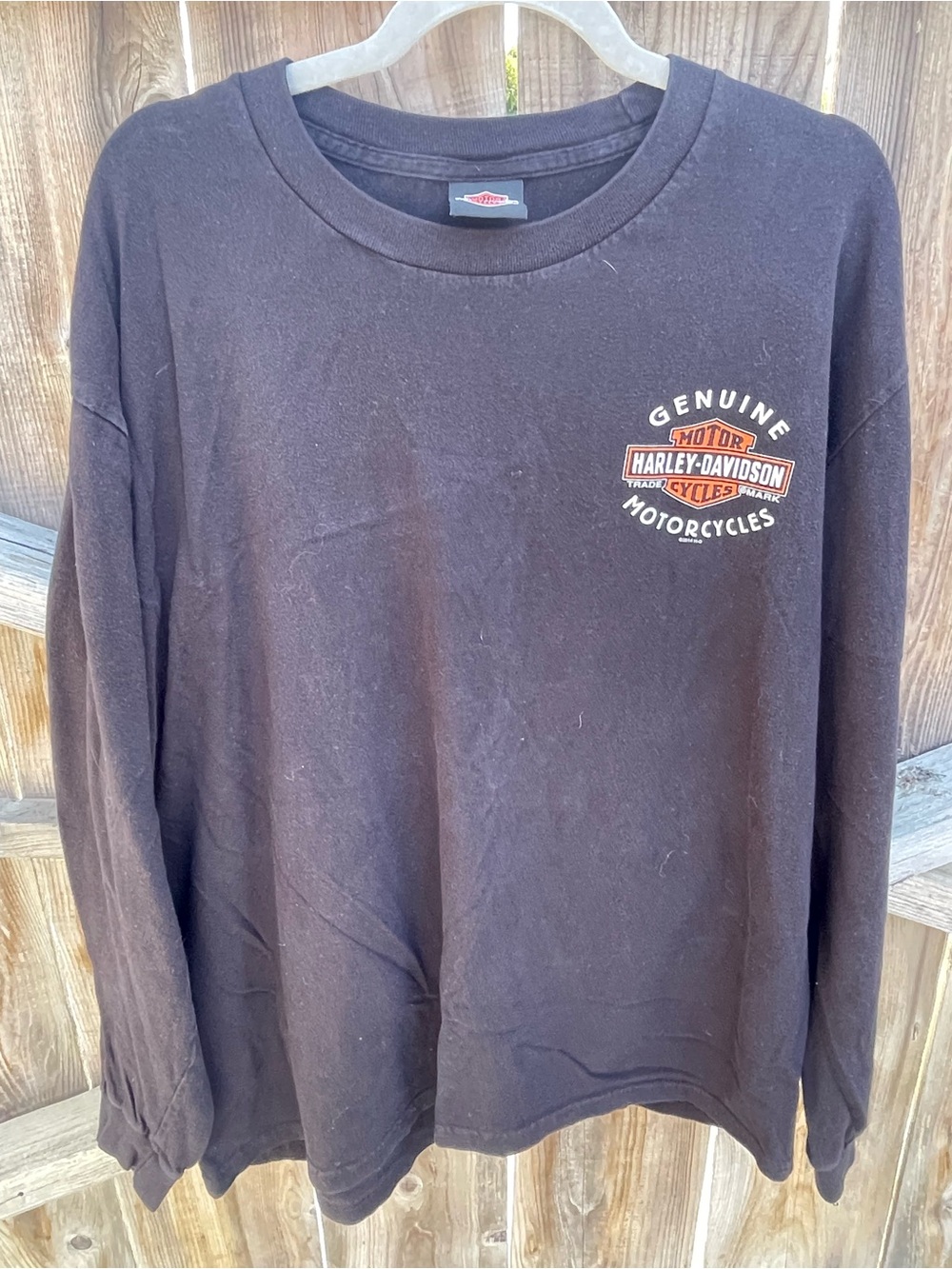 Harley-Davidson Big Moose Portland Maine Lighthouse Black T Shirt Biker XL